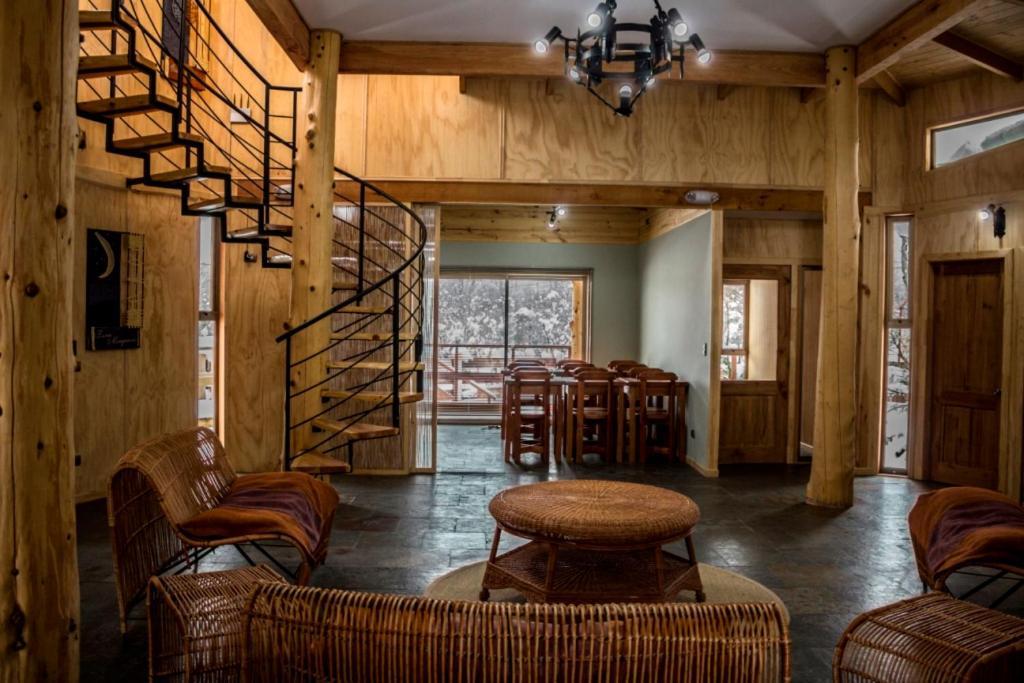 Refugio Ecobox Andino Villa Las Trancas Ngoại thất bức ảnh
